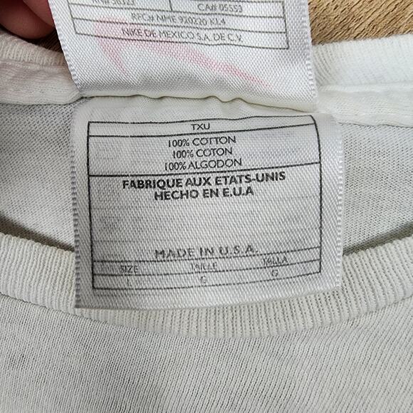 Nike vintage white tag made in the USA women's size large t shirt - Picture 4 of 10